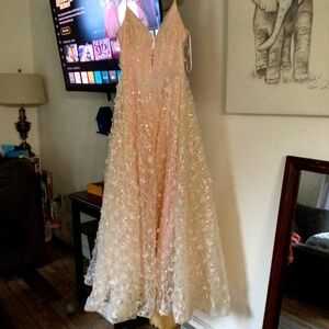 Kallie Butterfly Mesh A-Line Ball Gown